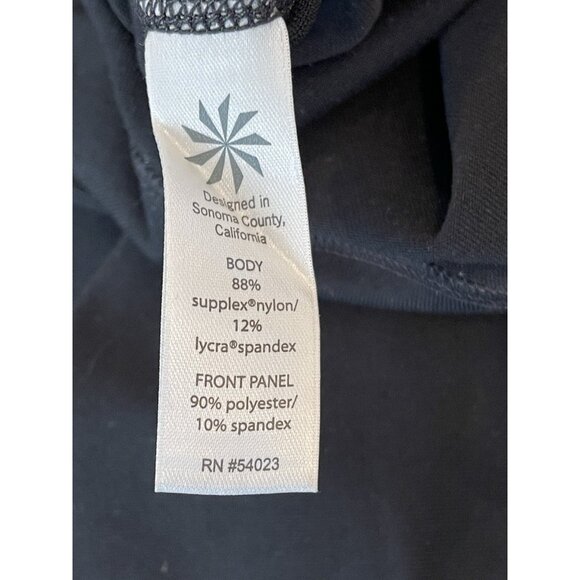 Athleta Leggings Size XS Suede Strut Black Faux Suede - Picture 7 of 9